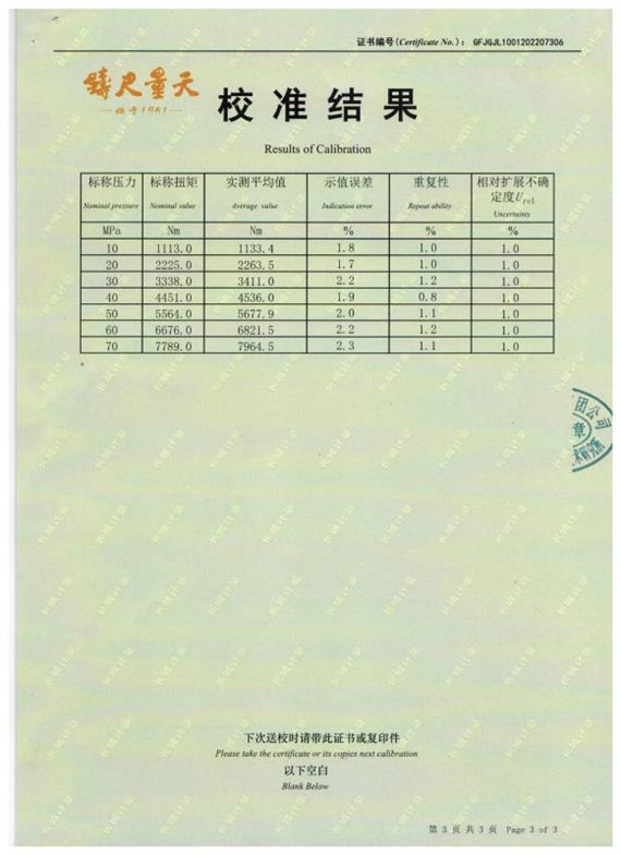 液压扳手检测报告 (5)